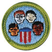 American culture badge
