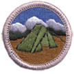 Camping badge