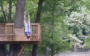 Ziplining