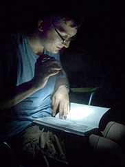 Reading at night
