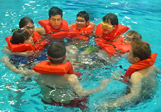 Swimming badge